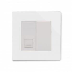 Retrotouch Crystal PG RJ11 Socket White
