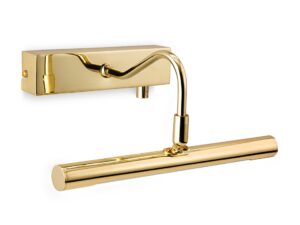 Firstlight LED Picture Light c/w Dimmer Switch 280mm Polished Brass