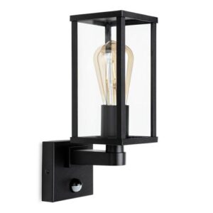 Firstlight Dakota Wall Light with PIR Black