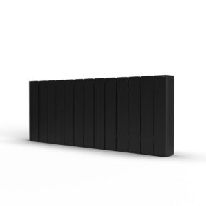 Rointe Belize 1500W Short Low Consumption Wifi Electric Radiator (Matt Black)