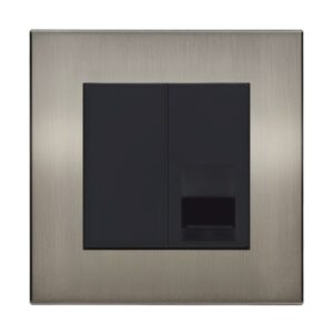 Retrotouch Aura BT Master Telephone Socket - Brushed Nickel
