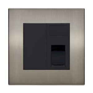 Retrotouch Aura RT CAT6e Socket?- Brushed Nickel