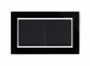 Retrotouch Crystal CT Double Blank Socket Black