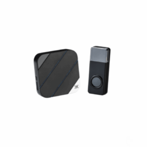 Knightsbridge Wireless plug in door chime - black