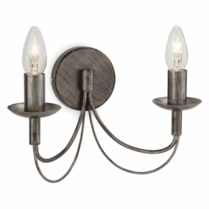 Firstlight Regency 2 Light Wall Antique Silver