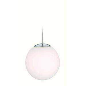 Firstlight Globe Pendant Brushed Steel