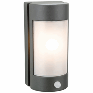 Firstlight Arena Wall Light with PIR Graphite