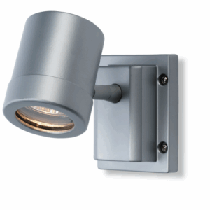 Firstlight Aero Single Wall Light Aluminium