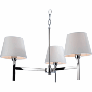 Firstlight Transition 3 Light Fitting Polished Stainless