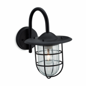 Firstlight Cage Wall Light Black