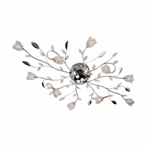 Firstlight Cindy 10 Light Flush Ceiling Fitting Chrome