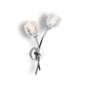 Firstlight Maple 2 Light Wall Chrome