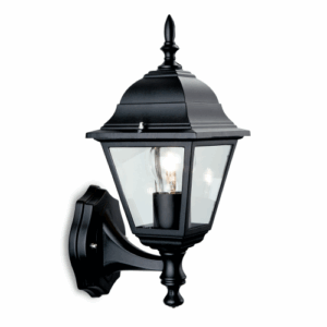 Firstlight 4 Panel Lantern Uplight Black