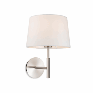 Firstlight Seymour Single Wall Brushed Steel