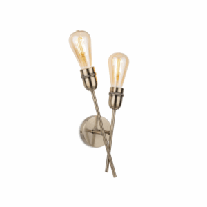 Firstlight Leon 2 Light Wall Antique Brass