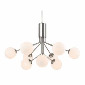 Firstlight Montana 9 Light Fitting Brushed Steel