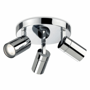 Firstlight Pinnacle 3 Light Flush Ceiling Fitting Chrome