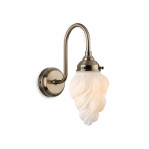Firstlight Flame Wall Light Antique Brass