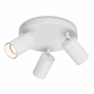 Firstlight Max 3 Light Flush Ceiling Fitting White