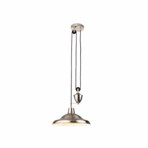 Firstlight Suffolk Rise & Fall Pendant Brushed Steel