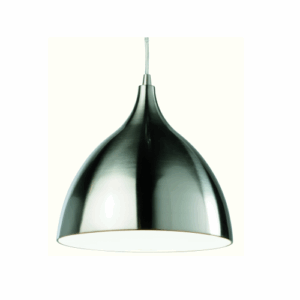 Firstlight Café Pendant Low Energy Brushed Steel