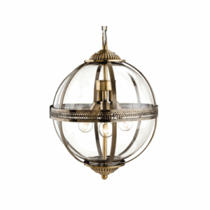 Firstlight Mayfair Pendant Antique Brass