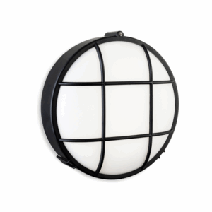 Firstlight Lewis LED Resin Bulkhead Round Black