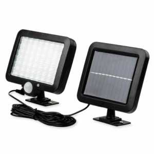 Firstlight Sonic LED Solar Wall Light with PIR Black