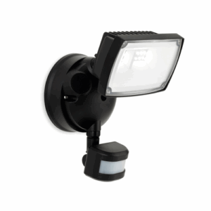 Firstlight Reflex LED Security Single Wall Light with PIR Black