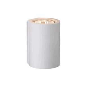 Firstlight Wells Single Plaster Wall Light White