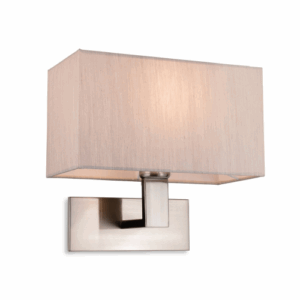 Firstlight Raffles Single Wall Brushed Steel