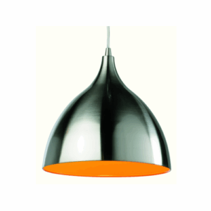 Firstlight Café Pendant Brushed Steel