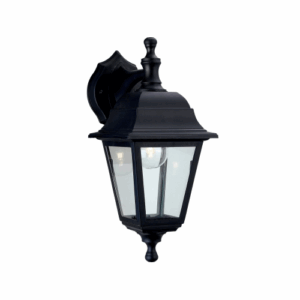 Firstlight Oslo Resin Lantern Uplight or Downlight (2 in 1 fitting) Black