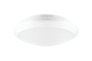 Integral Tough Shell Bulkhead Emergency 3Hr And Microwave Sensor 350Mm Dia IP66 2400Lm 24W 4000K Ik10