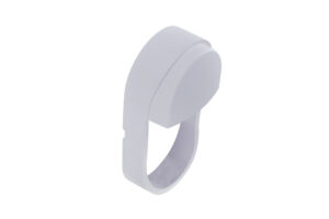 Integral Tough Shell Compact Bulkhead 213X120Mm White Oval Eyelid Accessory