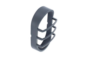 Integral Tough Shell Compact Bulkhead 213X120Mm Anthracite Grey Oval Louvre Accessory