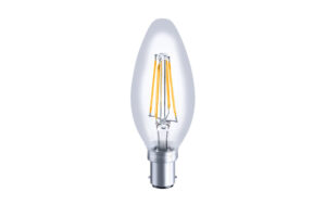 Integral Omni Filament Candle Bulb B15 470Lm 4.2W 2700K Dimmable 320 Beam Clear Full Glass