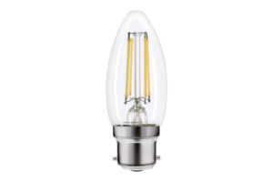 Integral Omni Filament Candle Bulb B22 470Lm 4.2W 4000K Dimmable 320 Beam Clear Full Glass