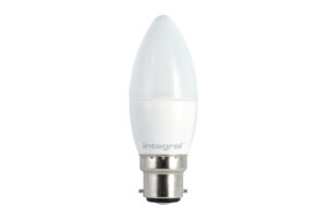 Integral Candle Bulb B22 510Lm 6.2W 5000K Dimmable 240 Beam Frosted