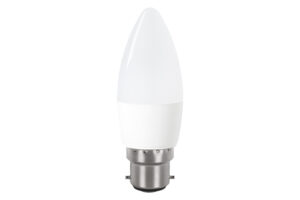 Integral Candle Bulb B22 470Lm 4.9W 4000K Non-Dimm 250 Beam Frosted