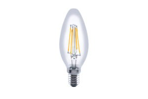 Integral Omni Filament Candle Bulb E14 470Lm 4.2W 2700K Dimmable 300 Beam Clear Full Glass