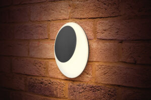 Integral Outdoor Decorative Wall Light Geolux IP65 620Lm 13W 4000K Omni Directional Dark Grey