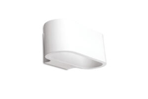 Integral Indoor Decorative Paintable Gypsum Chania Wall Light IP20 For 1 X G9 Max 40W White