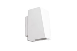 Integral Indoor Decorative Paintable Gypsum Kastoria Wall Light IP20 For 1 X G9 Max 40W White