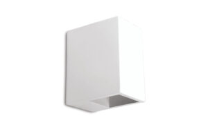 Integral Indoor Decorative Paintable Gypsum Arta Wall Light IP20 For 1 X G9 Max 40W White