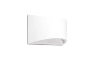 Integral Indoor Decorative Paintable Gypsum Galatsi Wall Light IP20 For 1 X G9 Max 40W White