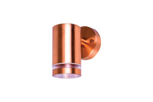 Integral Outdoor Stainless Steel Down Wall Light IP65 1Xgu10 Copper