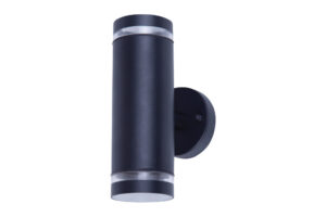 Integral Outdoor Stainless Steel Up And Down Wall Light IP65 2Xgu10 Black