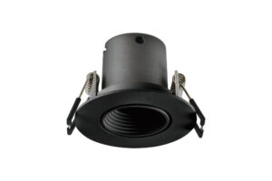 Integral Mini Tiltable Downlight 50Mm Cutout 3.3W 155Lm 47Lm/W 3000K 15 Beam Non-Dim Finish-F Black