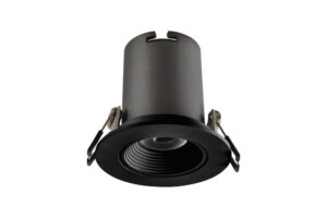 Integral Hi-Brite Tiltable Downlight 60Mm Cutout 9W 785Lm 90Lm/W 4000K 30 Beam Dimmable Black